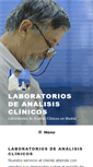 Mobile Screenshot of laboratoriosdeanalisisclinicos.com