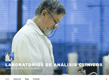 Tablet Screenshot of laboratoriosdeanalisisclinicos.com